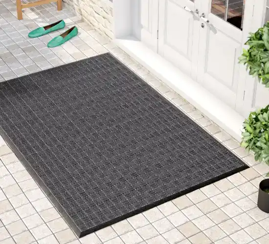 Nylon mats for indoor areas.