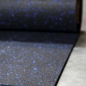 Color Fleck Rolled Rubber Gym Flooring