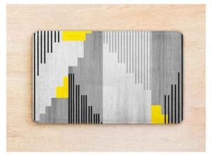 Grey Lines Door Mat