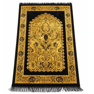 Black Gold Memory Foam Prayer Mat