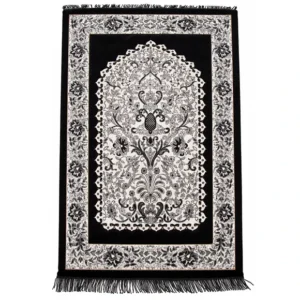 Black White Memory Foam Prayer Mat