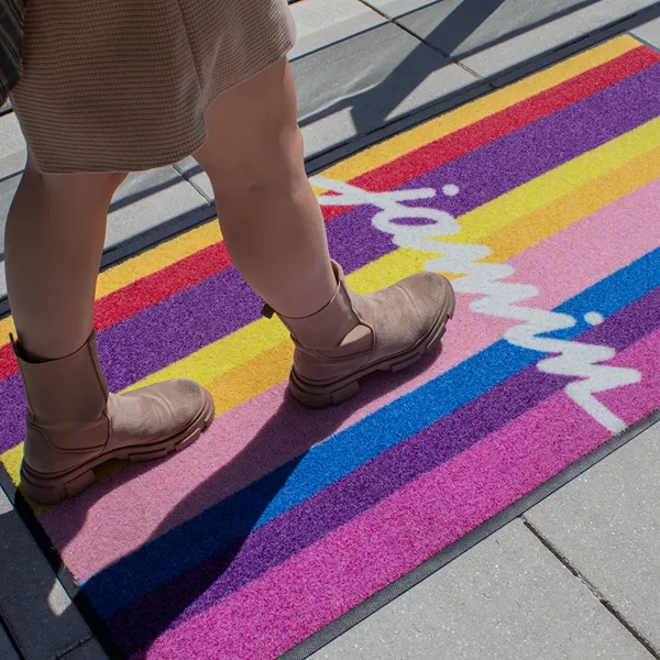 Custom Weatherproof Outdoor Logo-Mats Dubai
