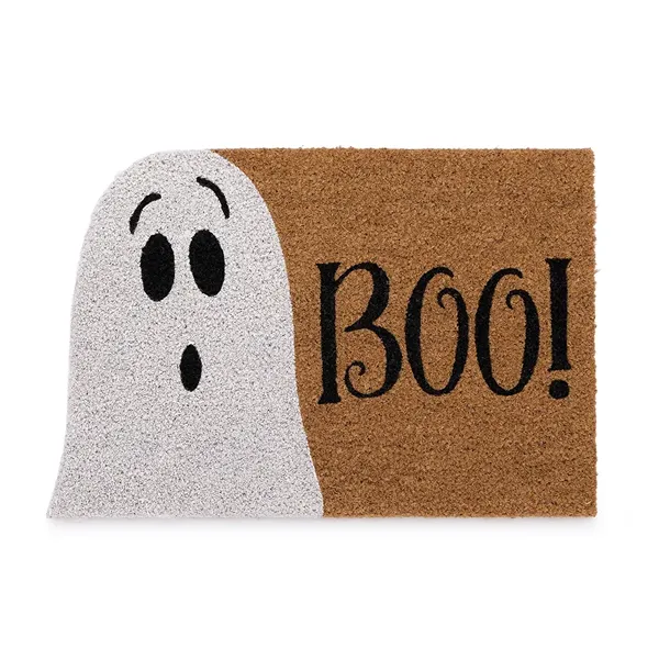 Halloween Boo Natural Coir-Doormat Entrance