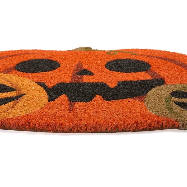 Shaped Halloween Pumpkin Natural-Coir Doormat (4)