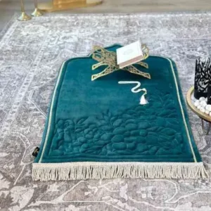 Soft cotton Islamic prayer mat