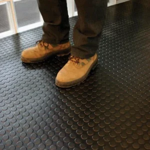 Studded Rubber Coin Flooring Matting Roll